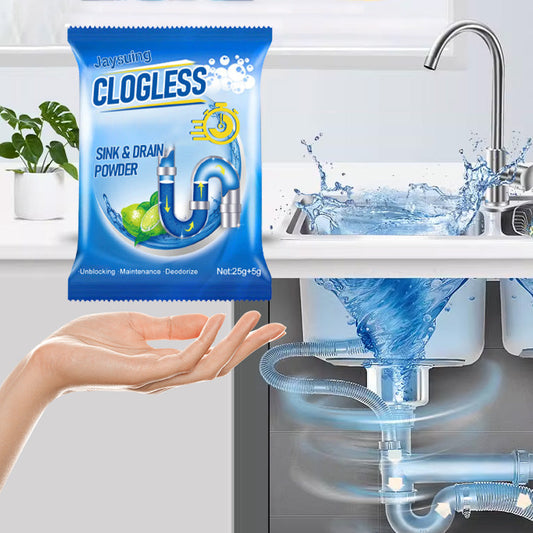 Praktisch & Snel! 🔥 Reinigingspoeder voor Verstoppingen – Ontstop je Gootsteen in Minuten!