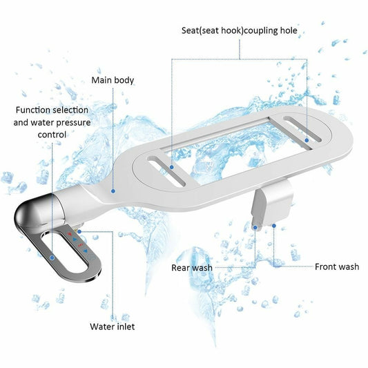 ❤️💦 Badkamer Niet-elektrisch bidet met dubbele sproeikop Toiletreiniger Bidet Hygiënisch zelfreinigend bidet✨