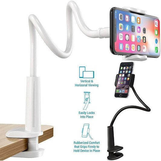 🔥 NIEUW! Zwanenhals Telefoonhouder voor Bed – Flexibel, Sterk & Handsfree Comfort ✨ Perfect voor Video’s, Lezen en Online Calls 📱🛏️