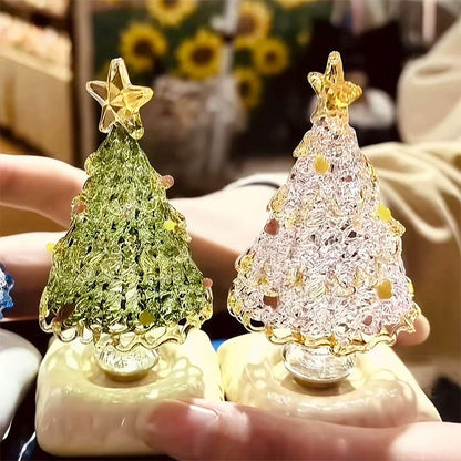 Glazen draaibare kerstboomornamenten