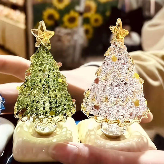 Glazen draaibare kerstboomornamenten