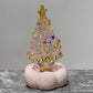 Glazen draaibare kerstboomornamenten