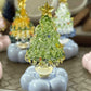 Glazen draaibare kerstboomornamenten