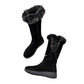 🔥 50% korting! 🥾 Dames Handige Warme Antislip Halfhoge Laarzen – Stijlvol, slijtvast & winterklaar met ritssluiting! ❄️🖤