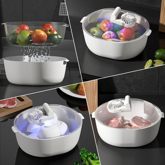 🍽️Keuken Must-Have! Ontdooier met Timer & UV – Perfect voor Elk Huisgezin