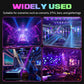 🔈✨ Nu 60% Korting – Beperkte Tijd! ⏰ Multi-Beam LED Sfeerverlichting – 6 Beweegbare Lichten, Geluidsgeactiveerd & Met Afstandsbediening!