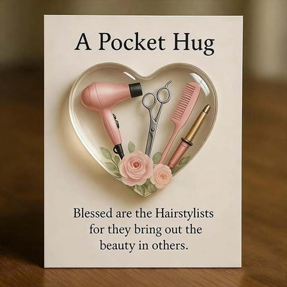 ❤️Kerstcadeautip - Hartvormige Pocket Hug voor Kappers