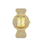 Dames elegante quartz horloge met fonkelende strass