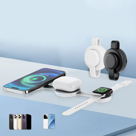 🔥🎁3-in-1 Opvouwbare Magnetische Draadloze Oplader