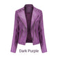 Trendy PU-leren jas voor dames