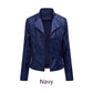 Trendy PU-leren jas voor dames