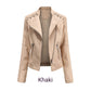 Trendy PU-leren jas voor dames