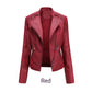 Trendy PU-leren jas voor dames