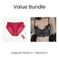 Value Bundle: Comfortable & Seamless Panties with Elegant Lace + Bra