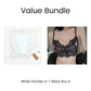 Value Bundle: Comfortable & Seamless Panties with Elegant Lace + Bra