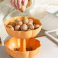 🎃 VROEGE AANBIEDING 50% KORTING – Dubbele Pompoen Fruitschaal | Stijlvolle Opberging Voor Fruit En Snacks