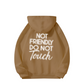🏆NIEUWJAARSUITVERKOOP 50% KORTING🖤 Hoodies met de opdruk "Not Friendly Do Not Touch"