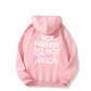 🏆NIEUWJAARSUITVERKOOP 50% KORTING🖤 Hoodies met de opdruk "Not Friendly Do Not Touch"