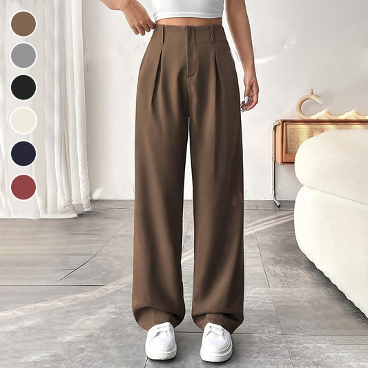 🔥🎁Damesbroek met hoge taille en wijde pijpe