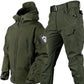 Outdoor gewatteerde dikke bokszak warme jas bergbeklimmerspak softshell jas