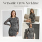 🎁👗Damesjurk met luipaardprint en nauwsluitende pasvor