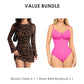 🎁👗Damesjurk met luipaardprint en nauwsluitende pasvor