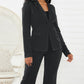 ⏰🎁Dames zakelijke blazer en broek, 2-delige set in effen kleur