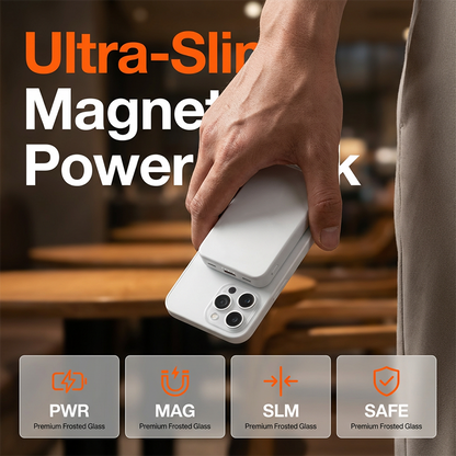 ⏰🎁3-in-1 magnetische draadloze powerbank met twee kabels
