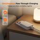 ⏰🎁3-in-1 magnetische draadloze powerbank met twee kabels