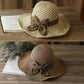 🎀 50% KORTING 👒 | Strohoed met retro strik – Opvouwbaar & ademend voor de zomer