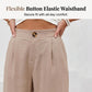 Dames Broek met Hoge Taille en Wijde Pijpen | Casual Pantalon
