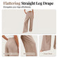 Dames Broek met Hoge Taille en Wijde Pijpen | Casual Pantalon