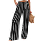 Dames Broek met Hoge Taille en Wijde Pijpen | Casual Pantalon