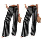 Dames Broek met Hoge Taille en Wijde Pijpen | Casual Pantalon