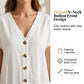 Zomerse casual jumpsuit met knoopsluiting voor dames