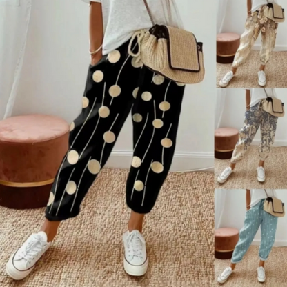 Dames Broek met Kleurrijke Print | Casual & Comfortabel