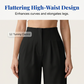 ⏰🎁Dames Effen Kleur Casual Broek met Wijde Pijpen