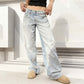 ⏰🎁Damesjeans in vintage-stijl met een relaxte pasvorm