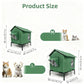 🐈 62% KORTING – Verhoogd Kattenhuis voor Buiten | Waterdicht, Geïsoleerd & Beschermd tegen Weer en Wind 🌧️✨