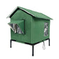 🐈 62% KORTING – Verhoogd Kattenhuis voor Buiten | Waterdicht, Geïsoleerd & Beschermd tegen Weer en Wind 🌧️✨
