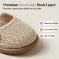 🔥🎁Breathable Mesh Flat Sandals with Ankle Strap