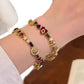 🌠 Hemelse Charms Armband — Zon, Maan & Kristallen | Elegant & Verfijnd ✨ -66% KORTING VANDAAG 🔥