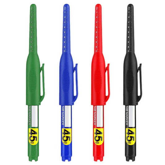 🛠️ KOOP 1, KRIJG 1 GRATIS! Diepgatmarker met 45mm Lange Punt – Precisie Waar Je Normaal Niet Bij Kunt ✨