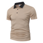 👔 TIJDELIJKE AANBIEDING: 50% KORTING! ✨ T-shirt met kraag voor heren – slanke pasvorm, contrasterende kraag, vochtafvoerend 🌀