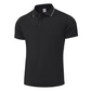 👔 TIJDELIJKE AANBIEDING: 50% KORTING! ✨ T-shirt met kraag voor heren – slanke pasvorm, contrasterende kraag, vochtafvoerend 🌀