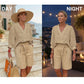 ☀️ Zomerse Casual Set voor Dames – V-hals Top & Short ✨ Comfort & Stijl in Één
