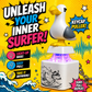 Mine Little Bird Voice-Activated Light-Up Electronic Keychain: Squeeze-to-Play Duck-Shaped Creative Keychain
