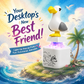 Mine Little Bird Voice-Activated Light-Up Electronic Keychain: Squeeze-to-Play Duck-Shaped Creative Keychain