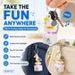 Mine Little Bird Voice-Activated Light-Up Electronic Keychain: Squeeze-to-Play Duck-Shaped Creative Keychain