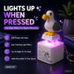 Mine Little Bird Voice-Activated Light-Up Electronic Keychain: Squeeze-to-Play Duck-Shaped Creative Keychain